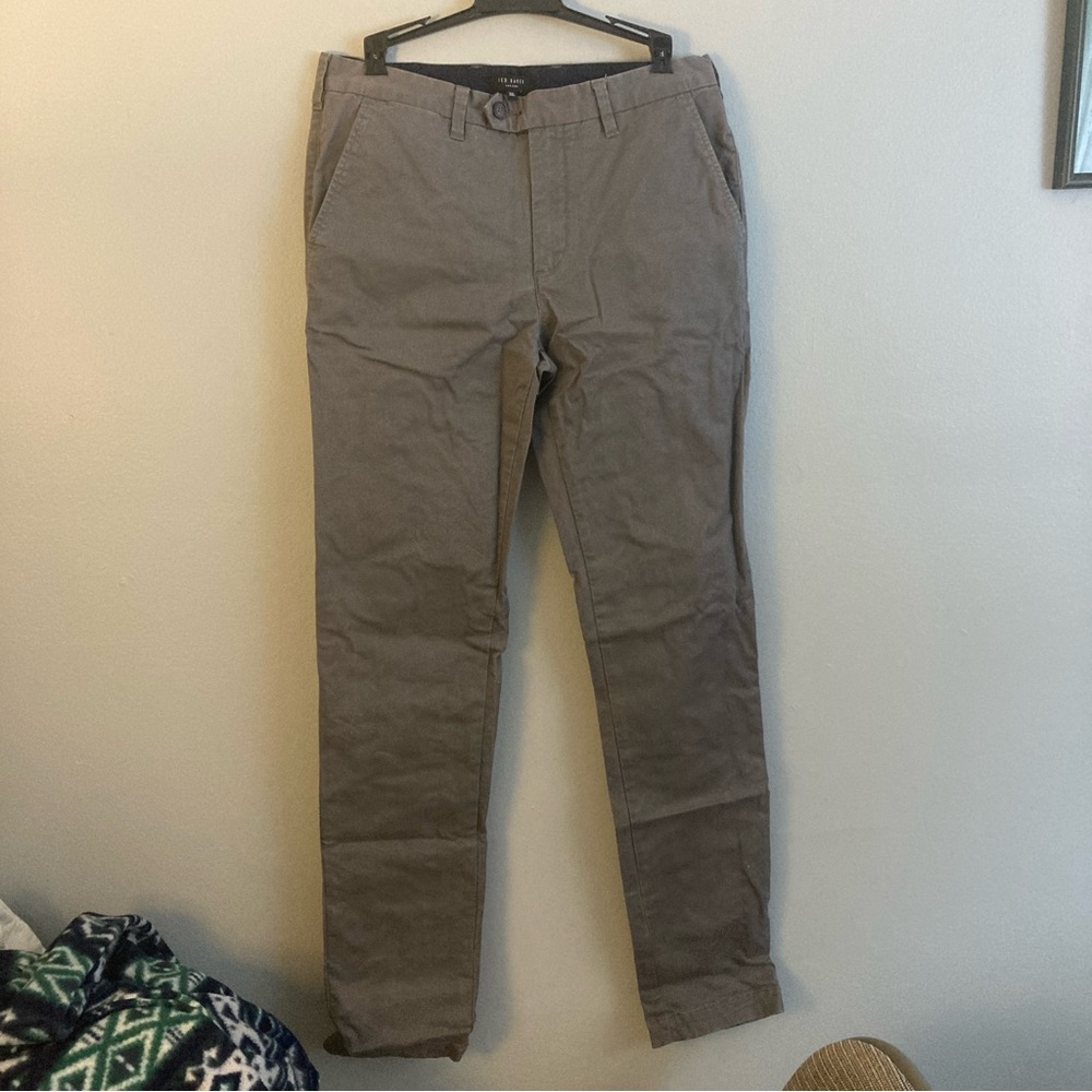 Ted baker Men’s Grey Chinos 30R (really 32x33)